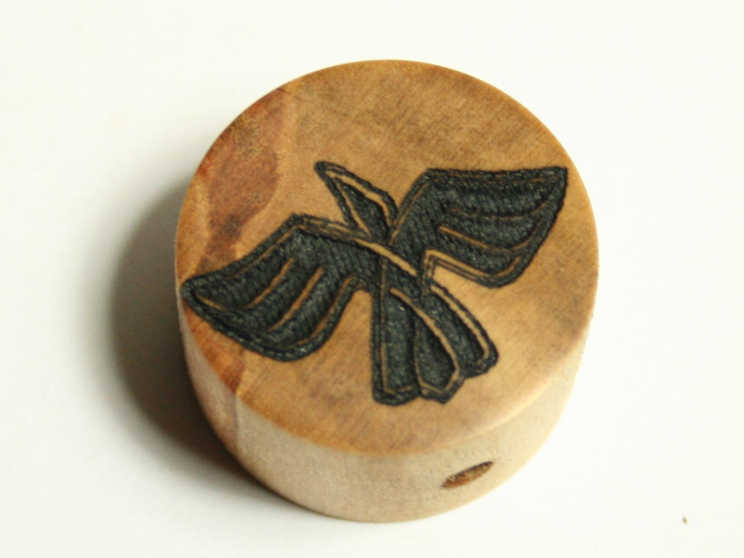 Laser Etched Guitar Knob: Spalted Maple (7/8 dia x 5/8 height)